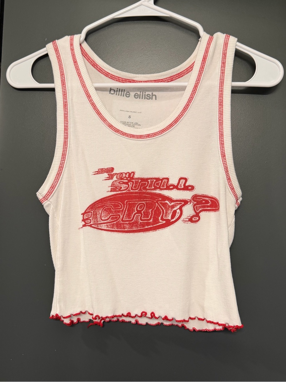 Billie Eilish Do You Still Cry? Cropped Tank